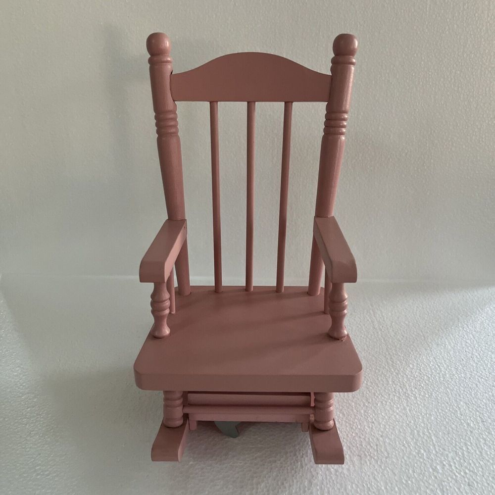 Bumpkins 1984 Mini MUSICAL SELF Rocking VTG Doll Chair By Fabrizio / George Good